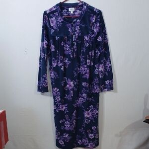 Dalia Collection Purple Floral Dress